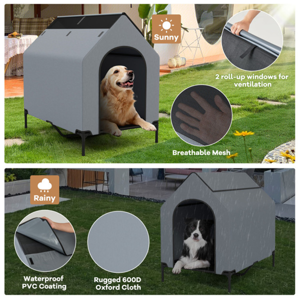 30" x 43"  pet house with windows