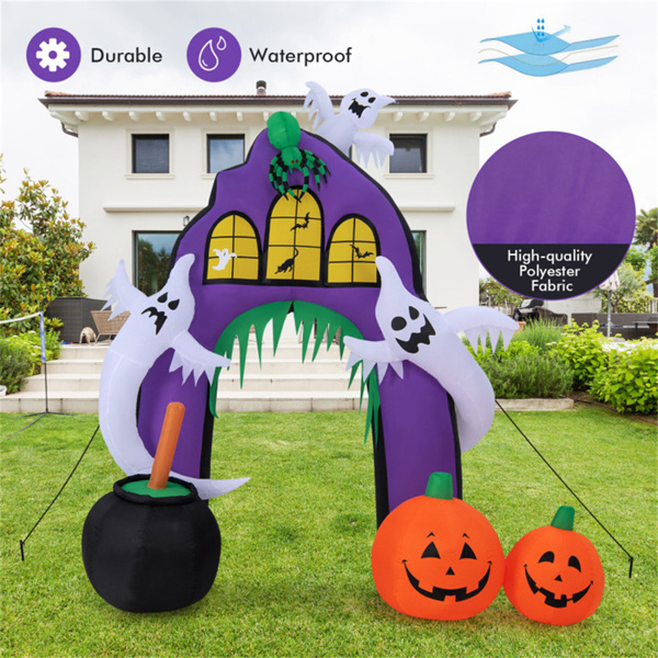 9 Feet Halloween Inflatable Archway Decor