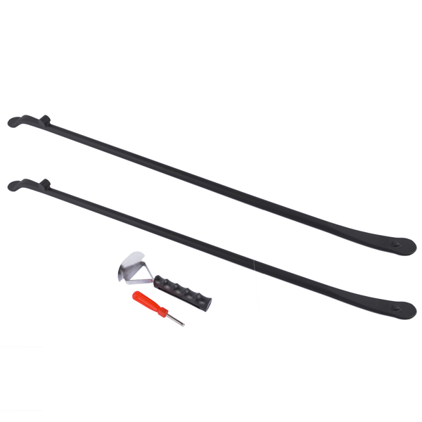 2 Pcs Tire Mount Demount Iron Tire Changing Removal Tool Tire Bar 38'' x 4/5'' for Auto Truck Buses