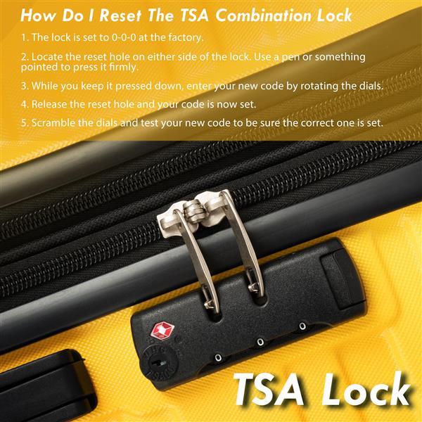  Luggage with TSA Lock Spinner Wheels Hardside Expandable Luggage Travel Suitcase Carry on Luggage ABS 28"