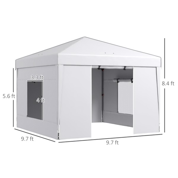 9.7' x 9.7' Pop Up Canopy