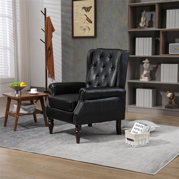 Wood Frame Armchair,  Modern Chair Lounge Chair for Living Room