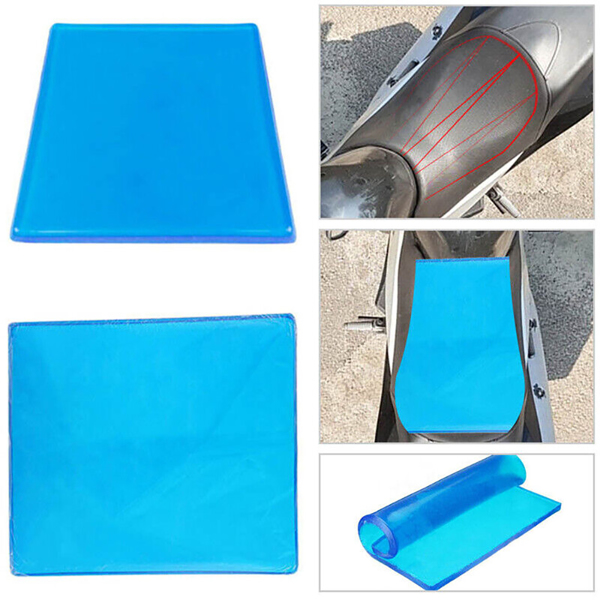 Motorcycle Seat Gel Pad Shock Absorption Mat Motorbike Comfort Cushion Cooling