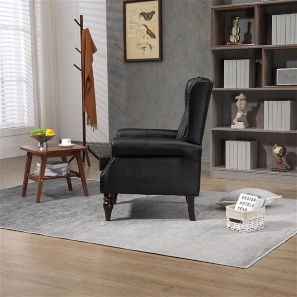 Wood Frame Armchair,  Modern Chair Lounge Chair for Living Room