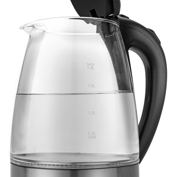 【Old Code：93541003】 ZOKOP HD-1857-A 110V 1200W 1.8L Electric Glass Kettle US Plug