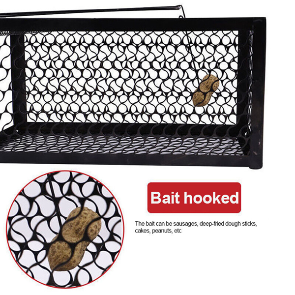 2PCS Large Rat Mouse Trap Catcher Humane Cage Live Animal Pest Rodent Mice UK