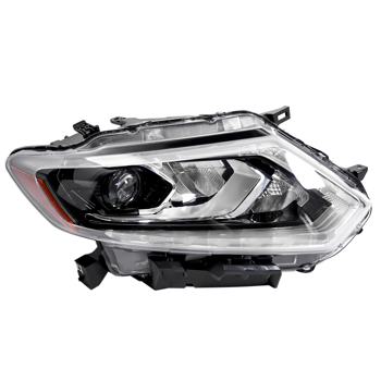 Right Headlight Assembly for Nissan Rogue S/SL/SV Sport Utility 4-Door 2.5 2014-2016 260104BA5A