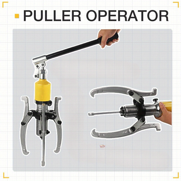 10 Ton Hydraulic Gear Puller, Adjustable 2 or 3 Jaws Bearing Hub Separator, for Pulling Hubs, Gears, Bearings, Hydraulic