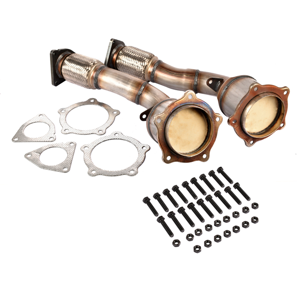 Front Left & Right Catalytic Converters for Porsche Cayenne 9P 4.8L V8 2007-2010