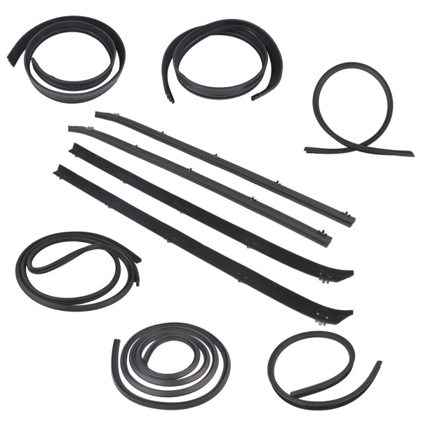 10x Door Window Weatherstrip Seal Kit for Dodge Truck Ram charger Plymouth D150 D250 D350 1980-1993