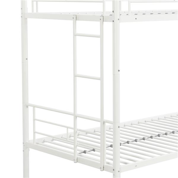 METAL BUNK BED  WHITE