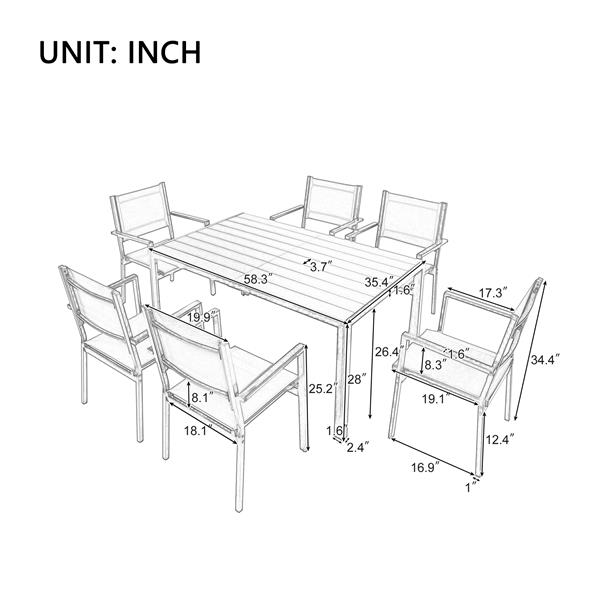 High-quality Steel Outdoor Table and Chair Set, Suitable for Patio, Balcony, Backyard.