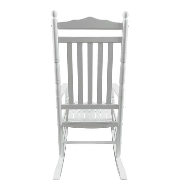 BALCONY PORCH ADULT ROCKING CHAIR - WHITE