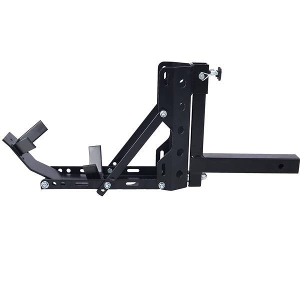 800LBS Motorcycle Trailer Hitch Scooter Hauler Mount Rack 2" Motorcycle Tow Carrier Receiver Heavy Duty Steel