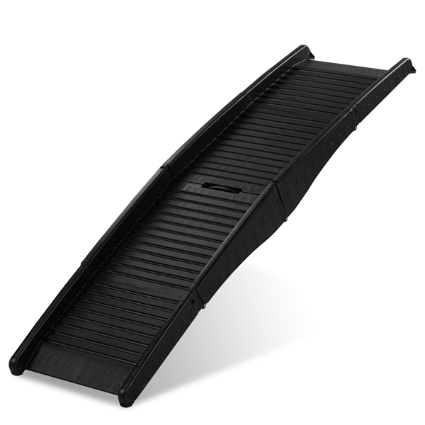 60 inch Nonslip Folding Dog Ramp, Tri-Fold Portable Lightweight Pet Ramp for Cars, Trucks and SUVs