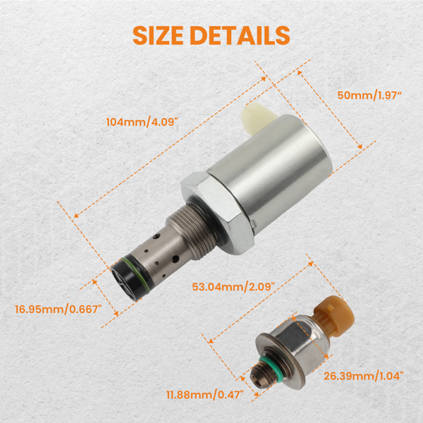 Fuel Pressure Regulator IPR & ICP Sensor for Ford 6.0L Powerstroke Diesel 03-10	