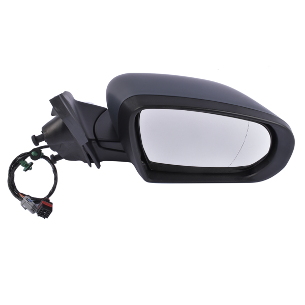 Passenger Right RH Side Black Power Heated Mirror for Jeep Compass MK/MP 17-22 1KPCH1214004 68365136AA 68368576AA 6LL30DX8AA CH1321498 CH1325175