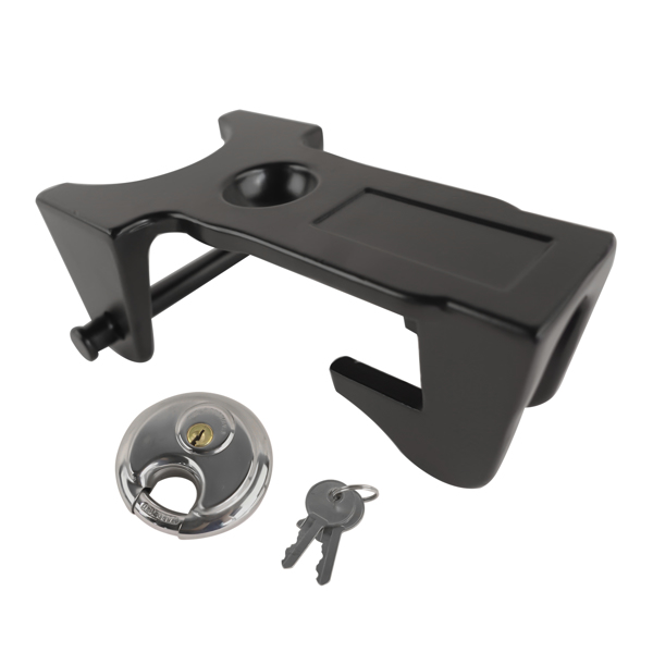 Black Gooseneck Trailer Hitch Locks Model Coupler Trailer Lock TL50 for Heavy Trailers