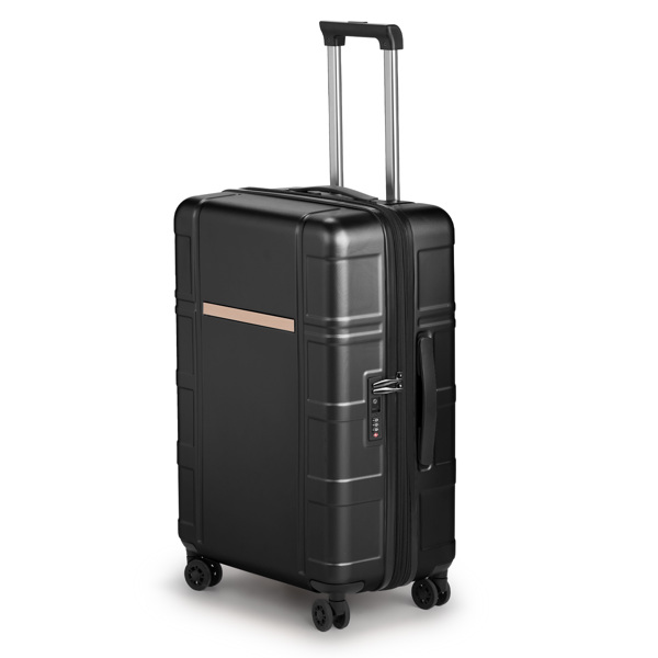 Luggage 24" Suitcase PC+ABS with TSA Lock Expandable Spinner Carry on Hardshell Lightweight 