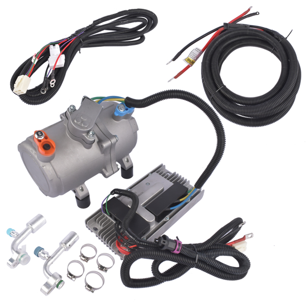 Universal DC 12V Electric Car Air Conditioner Compressor Kit A/C Control Panel