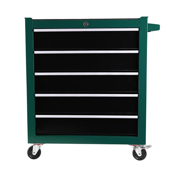 5-Drawers Rolling Tool Chest,Tool Cabinet on Wheels with Keyed Locking System and Drawer Liners,Tool Chest with Link Buckle and can be Combined to Large Cabinet Set,for Warehouse,Garage