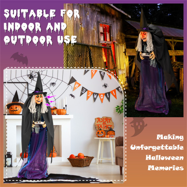 67" Halloween Witch decorations