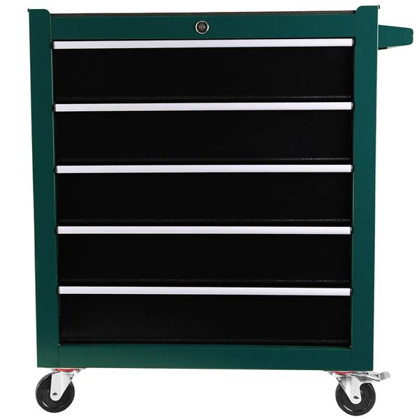 5-Drawers Rolling Tool Chest,Tool Cabinet on Wheels with Keyed Locking System and Drawer Liners,Tool Chest with Link Buckle and can be Combined to Large Cabinet Set,for Warehouse,Garage