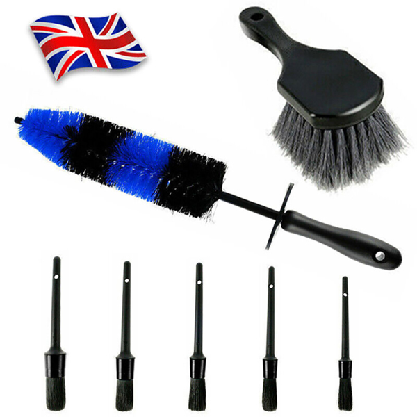 Car Detailing Brush Set for Wheel Cleaning Rotating Wheel Brush Car Cleaner