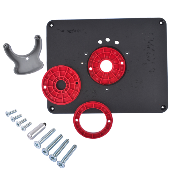 Router Table Insert Plate w/Level-Loc Rings Fit Bosch 1617 Porter-Cable 690 890 PRS4036