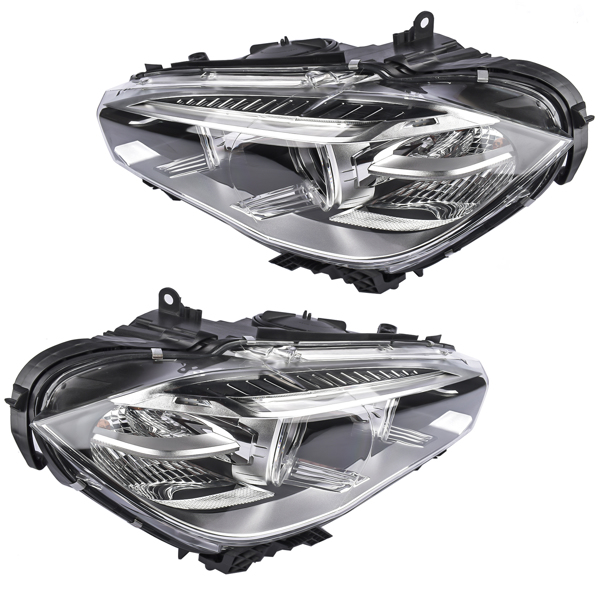 2PCS LH & RH HID/Xenon Projector Headlight Headlamp for 2014-2018 BMW X5 F15 F85