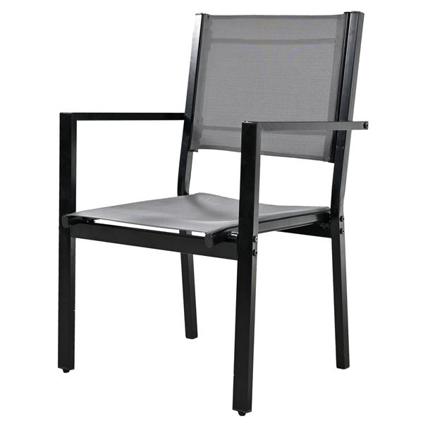 High-quality Steel Outdoor Table and Chair Set, Suitable for Patio, Balcony, Backyard.