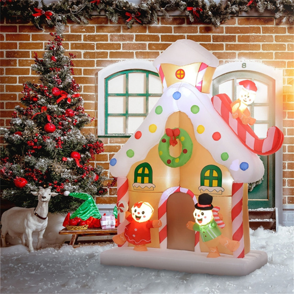 Christmas Inflatable Gingerbread House 