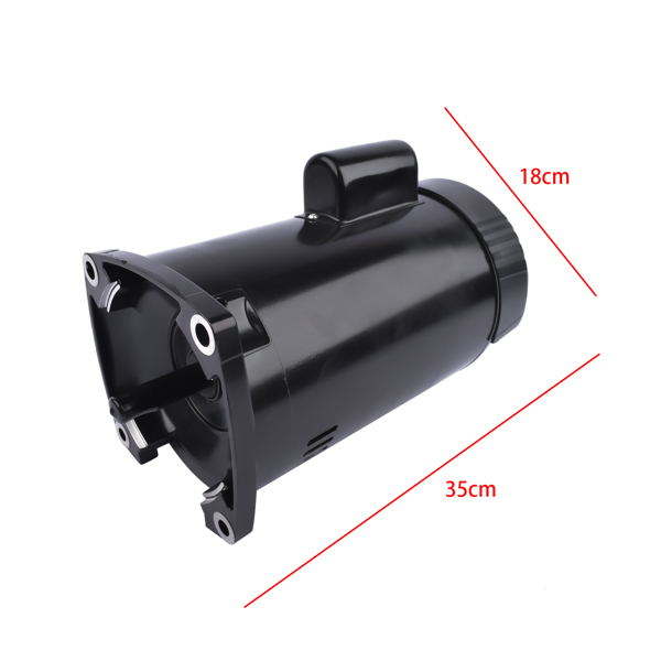 1HP Pool Pump Motor B2853 Single Speed 230V Square Flange for Pentair SuperFlo