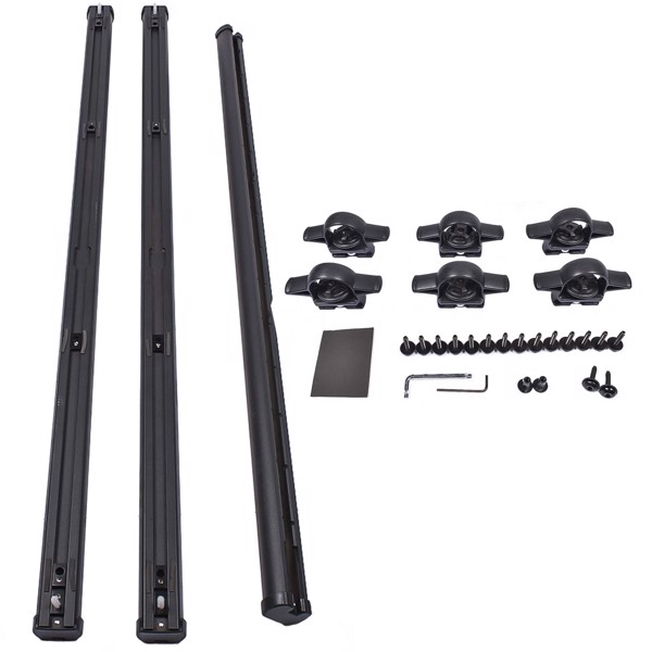 Trail Rail System Tie Down Rails for 20-23 Jeep Gladiator 3.0L 3.6L V6 82215956