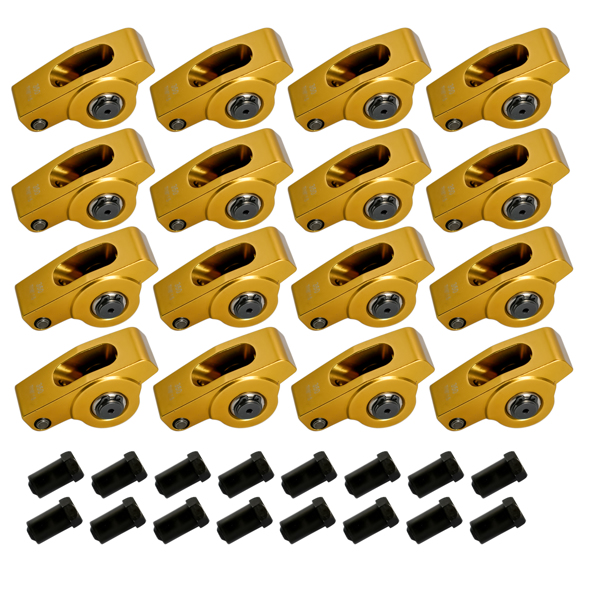 Aluminum Roller Rocker Arms Set 7/16 inch Stud 1.5 Ratio for Chevrolet SBC 307 350 400