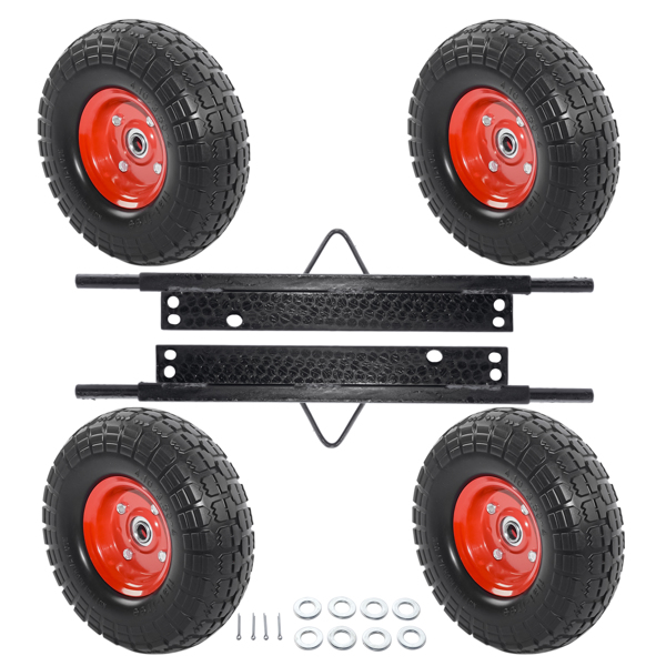 Wheel Kit for Honda Generator EU3000is Solid Never Flat Tires All Terrain