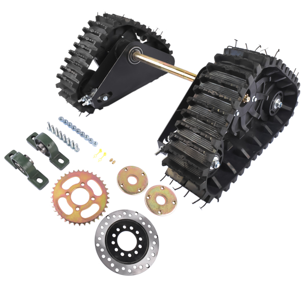 Rear Axle Track Assembly Kit For Gasoline Motor Snowmobile Mountain Motorcycle