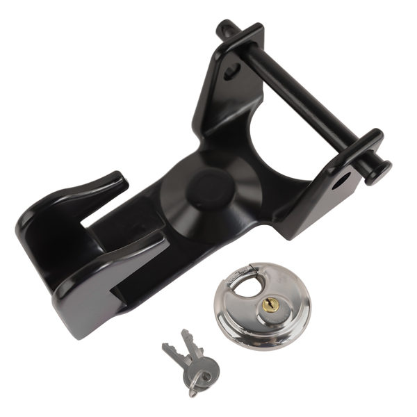 Black Gooseneck Trailer Hitch Locks Model Coupler Trailer Lock TL50 for Heavy Trailers