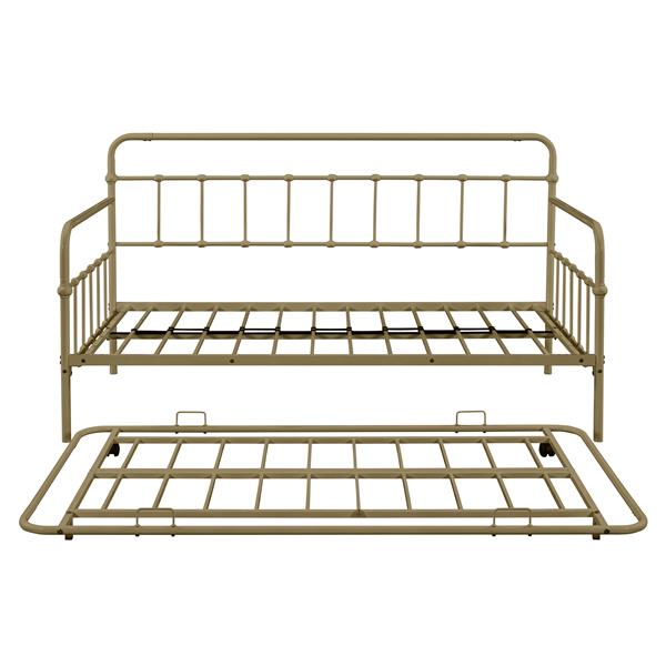 Metal Frame Daybed with trundle