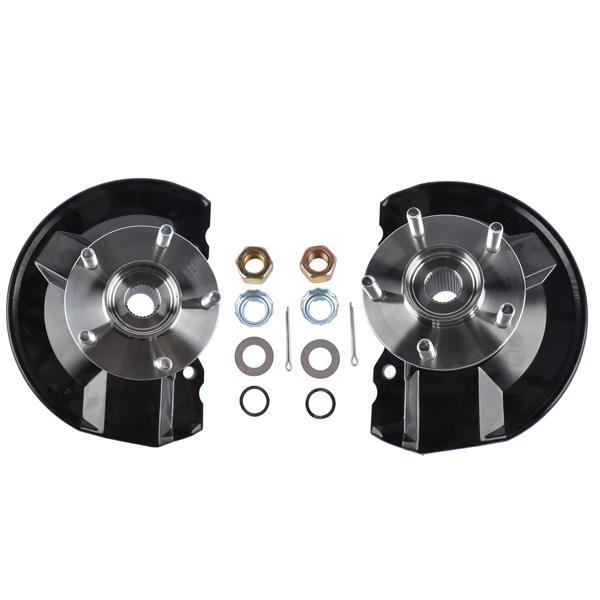 2x Front Wheel Bearing Hub Knuckle Assembly For 2007-2017 Jeep Patriot Compass