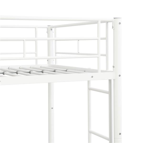 METAL BUNK BED  WHITE