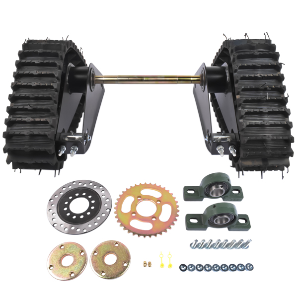 Rear Axle Track Assembly Kit For Gasoline Motor Snowmobile Mountain Motorcycle