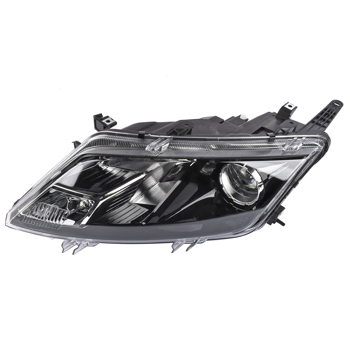 Headlight Assembly for 2010-2012 Ford Fusion Black Housing Halogen LH 9E5Z13008B