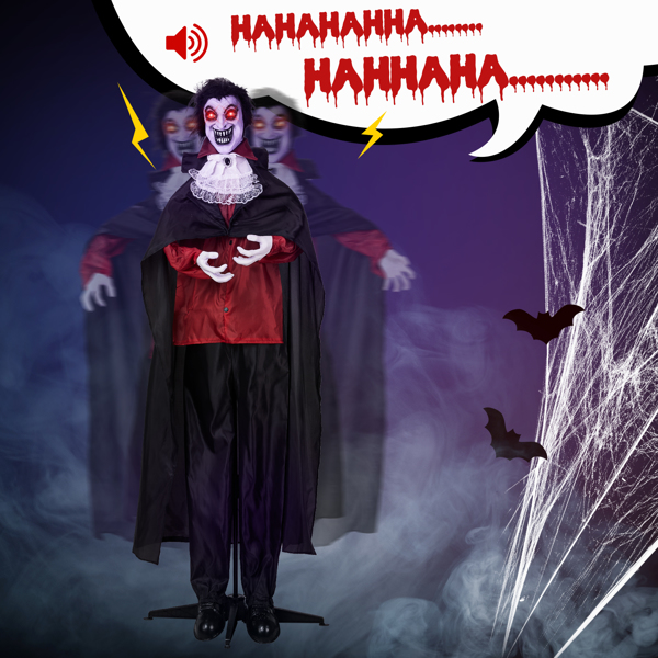5.7ft Vampire Outdoor Halloween Decorations