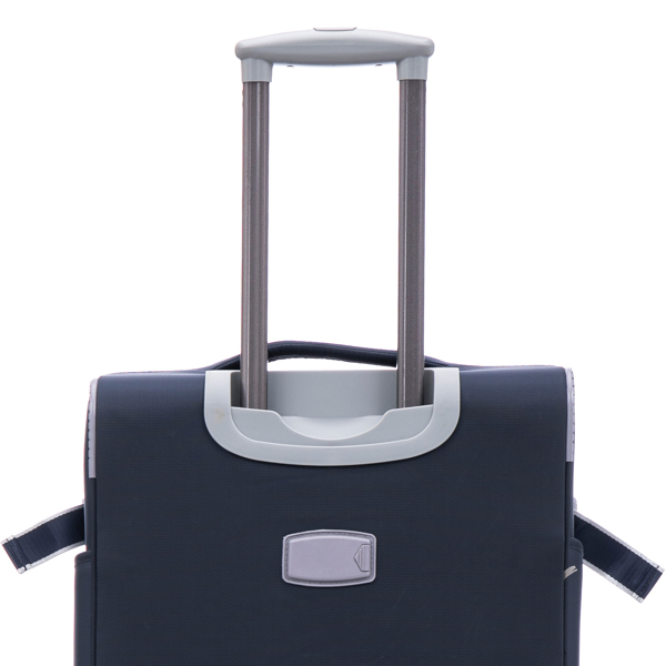 Softside Upright Luggage Set Expandable, Lightweight,4-Piece (20//24/28/32) ,blue