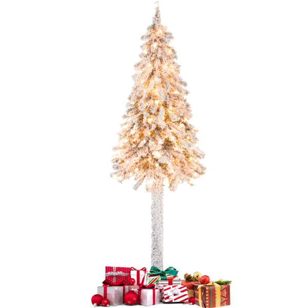 6 Feet Christmas Tree Snow Flocked Xmas Decor