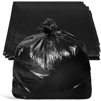 Plastics 30 Gallon Trash Bags (1.6 MIL - 100PCS) 31\\" x 35\\" - Large Heavy Duty Can Liners - Plastic Black Garbage Bags for Lawn, Leaf, Contractor, Yard, Outdoor use