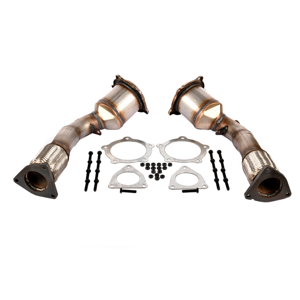 Front Left & Right Catalytic Converters for Porsche Cayenne 9P 4.8L V8 2007-2010