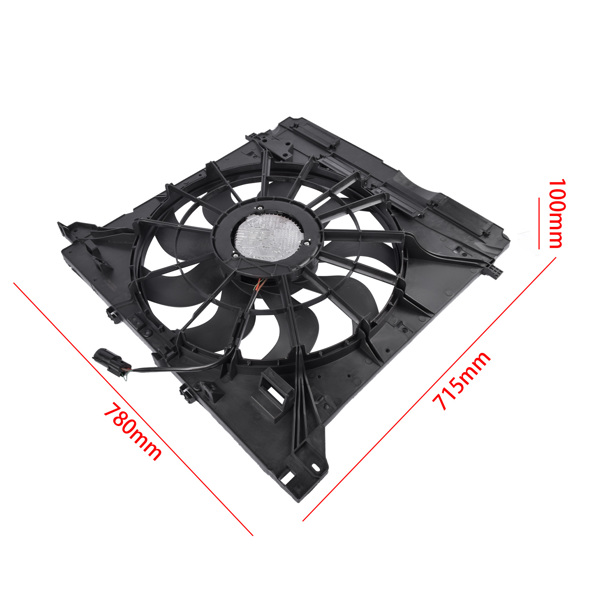 Cooling Fan Assembly FO3115232 for 2020-2022 Ford Explorer Base Limited L1MZ8C607A 624880