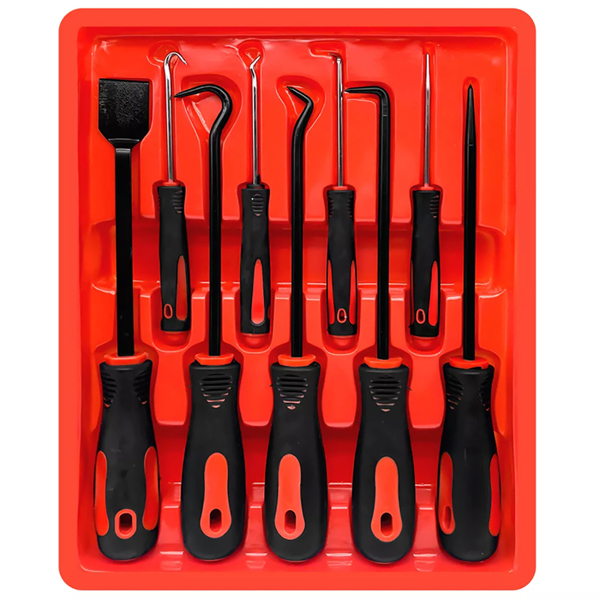 9PCS Profession Scraper Hook And Pick Tool Set O Ring Seal Removal Set&Mini Hook